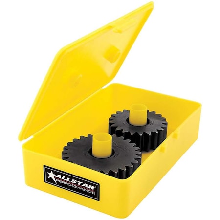 Allstar Performance Plastic Quick Change Midget Gear Tote; Yellow, 10PK ALL14352-10